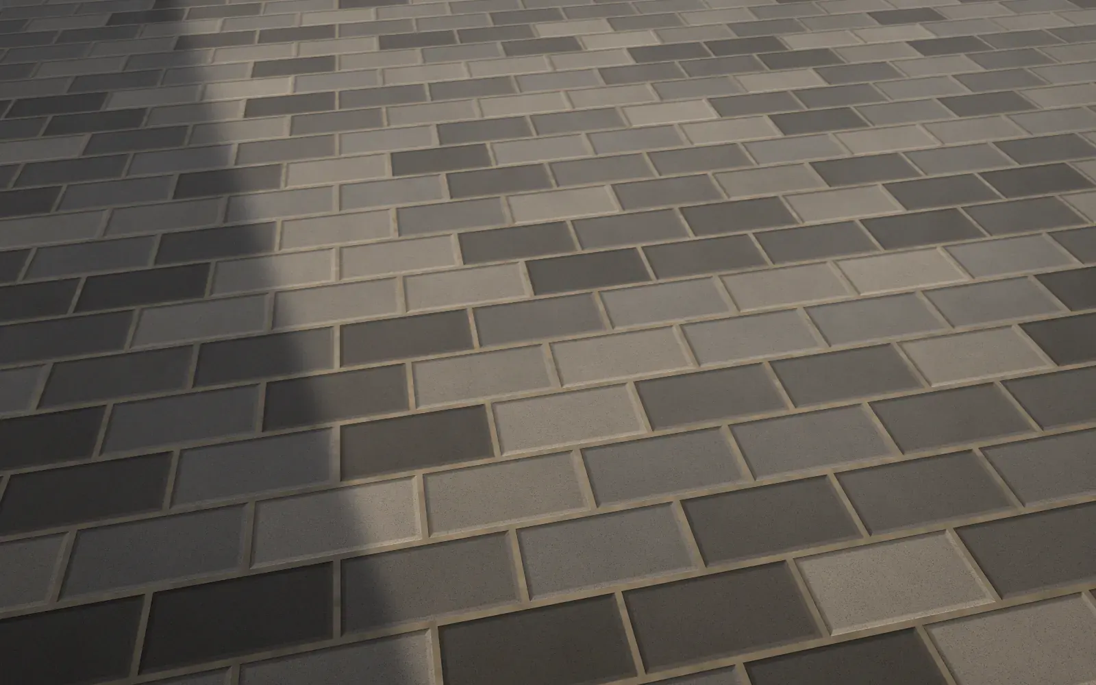 Charcoal pavers after cleaning and sealing, uniform and stain-free